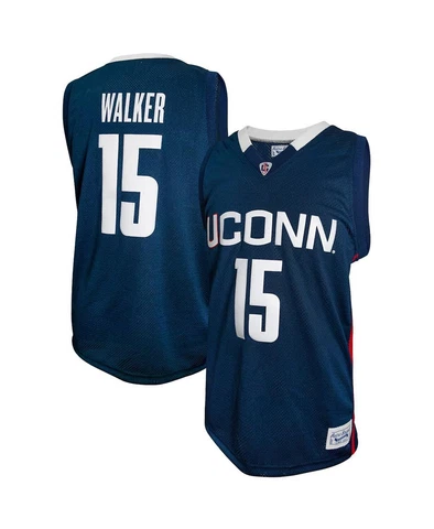 UConn Huskies Kemba Walker #1 Retro Brand Men's Blue Official NCAA Game Jersey Cover