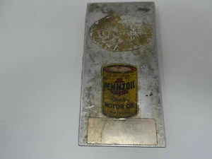 VINTAGE PENNZOIL AD #901 ALUMINIUM TRAGBARER SCHREIBTISCH NEW ENGLAND BUSINESS SERVICE - Bild 1 von 8