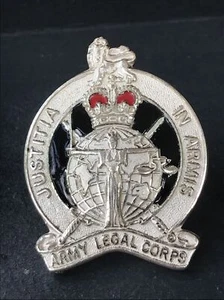 Army Legal Corps British Army Officers Cap Badge - Picture 1 of 3