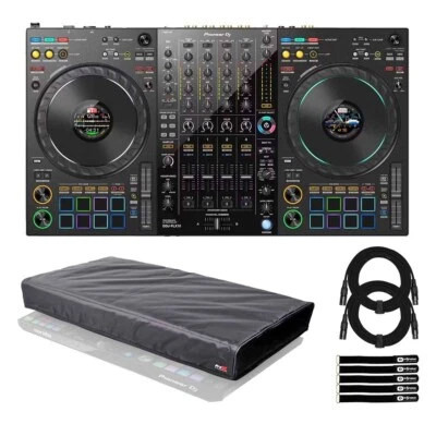 Pioneer DJ DDJ-FLX10 4-Channel DJ Controller with Dust Cover Package