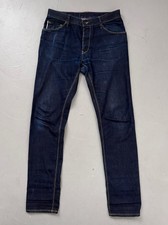 Raleigh Denim Workshop Martin Dark Blue Selvedge Jeans Made in USA Size 32