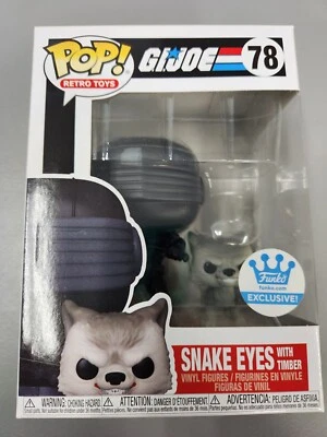 Funko Pop! Retro Toys: G.I. Joe - Snake Eyes with Timber 78 Shop Exclusive  - Image 1 of 4