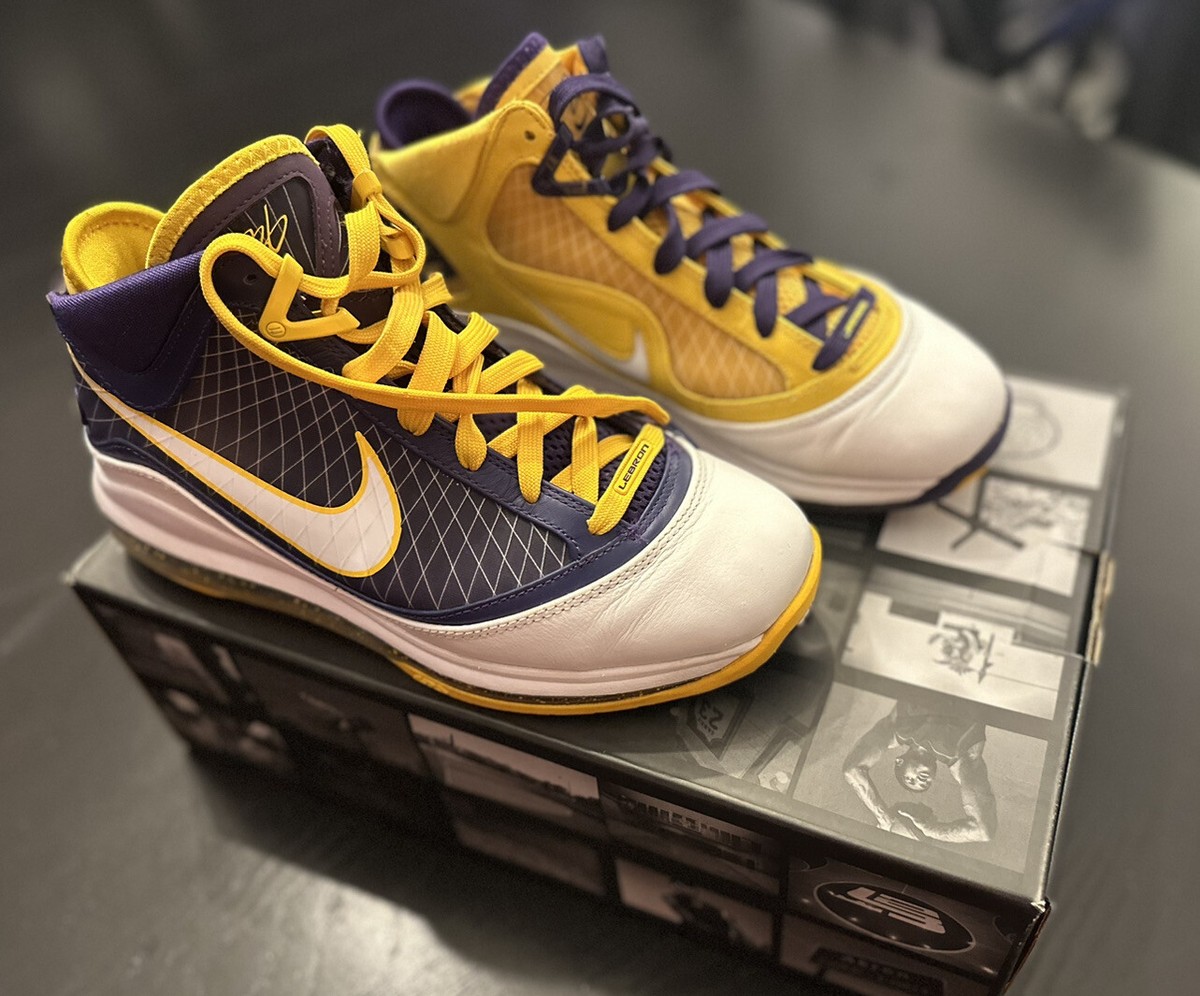 LeBRON JAMES NIKE QS 7 2020 LAKERS MEDIA DAY COLORWAY
