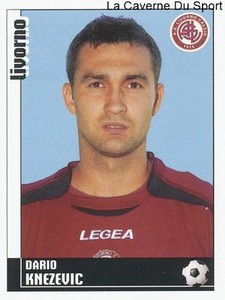DARIO KNEZEVIC CROATIA AS.LIVORNO RARE UPDATE STICKER FOOTBALLERS 2007 SANDWICHES