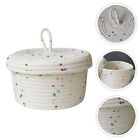  Home Storage Baskets Cotton Rope Box Cosmetic Organizer Underwear