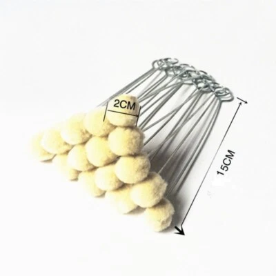 100x DIY Leathercraft Wool Leather Dye Dauber Finish Applicator Tool Kit Home - Image 1 of 4