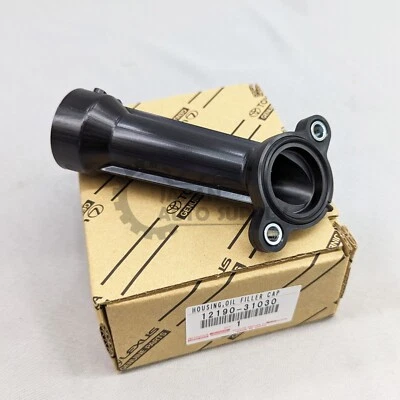 OEM GENUINO TOYOTA 2016-2023 TACOMA 3,5 L V6 TAPA DE LLENADO DE ACEITE CARCASA 12190-31030 Foto 1 de 4