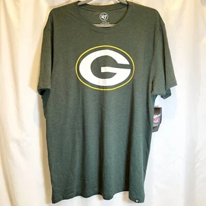 NFL Team Apparel '47 Green Bay Packers Big Logo T-Shirt Gr. XXL Neu mit Etikett - Bild 1 von 9