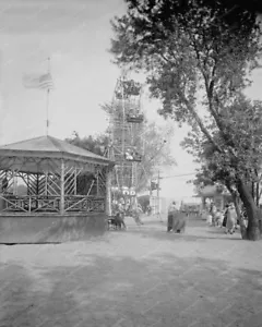Arlington Beach Riesenrad Virgina 8x10 Nachdruck des alten Fotos - Bild 1 von 1