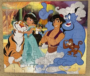 64 Stück Disney Store Aladdin Prinzessin Jasmin Dschinn Abbu Affe Puzzle - Bild 1 von 4