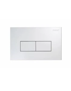 Placca linea per Pucci Eco bianca doppio scarico codice 80130560 spessore 4,7 mm - Foto 1 di 3