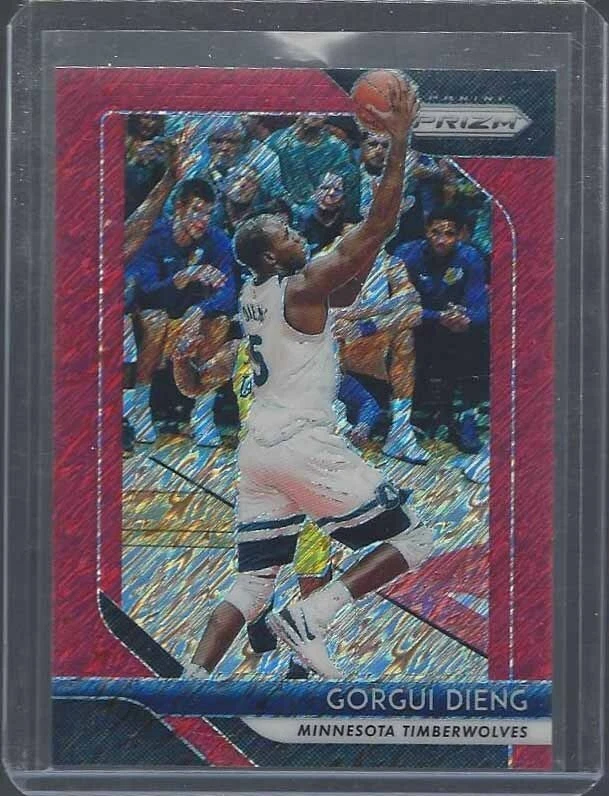 GORGUI DIENG 2018-19 PANINI PRIZM RED SHIMMER FIRST OFF THE LINE PRIZMS #D 7/7 - Image 1 of 1