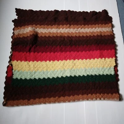 Knit Blanket/Throw/Rug Multicolor 68" by 32"  - Image 1 of 3