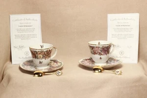Teacup saucer & Spoon Circle of Romance Circle of Harmony COA Lena Liu - Picture 1 of 9