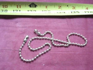 (2748.) Beaded Chain for Sink Stopper 12" - Picture 1 of 1