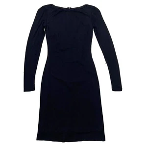 Ralph Lauren Black Label dunkelblaues Langarmkleid Größe 0 - Bild 1 von 4
