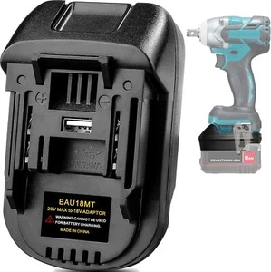 Adaptador de batería para convertidor de batería Bauer 20v para herramientas eléctricas Makita 18v - Imagen 1 de 7