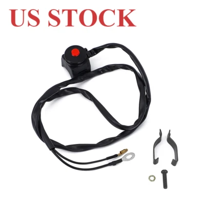 US Kill Button Switch Kit For Kawasaki KX60 KX65 KX80 KX85 KX100 125 250 400 500 - Image 1 of 4
