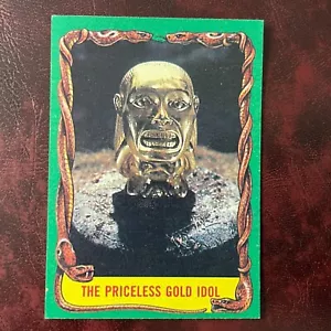 1981 Topps RAIDERS OF THE LOST ARK Set THE PRICELESS GOLD IDOL #9 - NM/NEUWERTIG - Bild 1 von 1