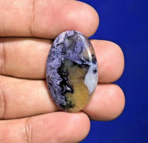 Fluorite Tiffany Opal Cabochon Loose Gemstone Natural Tiffany 37 Cts. ME-13302 - Picture 1 of 3