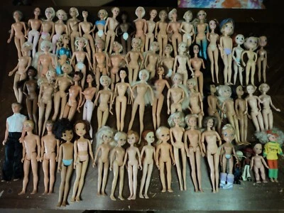 20 Lb Bulk Lot of 65 Mattel Barbie Ken & Similar Fashion Dolls w/ Accessories - Image 1 of 4