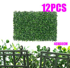12X Artificial Plant Mat Greenery Wall Hedge Grass Fence Foliage Panel Backdrop