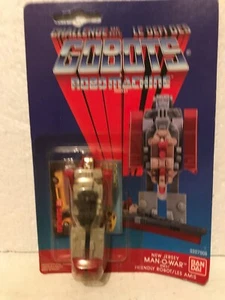 BANDAI LE DEFI DES GOBOTS NEW JERSEY MAN-O-WAR RM 57 AVEC IMPRESSION BANDE ROUGE - Picture 1 of 4