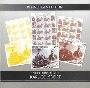 AUSTRIA @ Österreich Austria 2011 ** TRAINS  KB COLORPROOFS MNH NICE PRICED @ - Picture 1 of 1