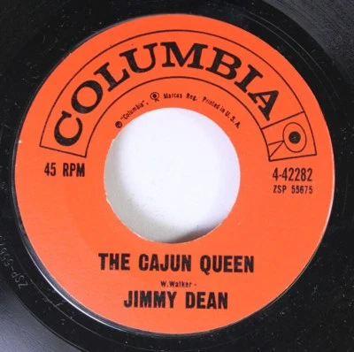 Country 45 Jimmy Dean - The Cajun Queen / To A Sleeping Beauty On Columbia - Image 1 of 2