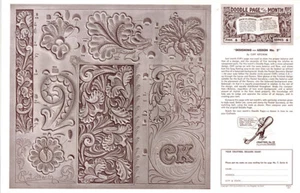 Leather Craft Doodle Pattern     Designing --Lesson No. 2 - Picture 1 of 2