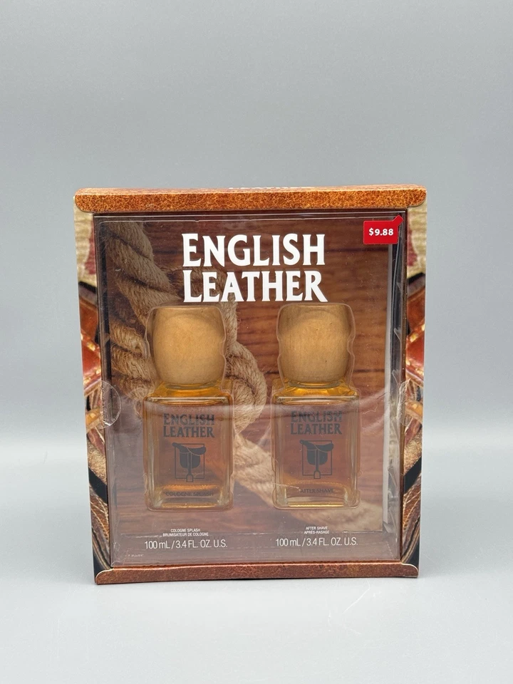 Vintage English Leather 3.4 Oz. Gift Set Cologne & After Shave Dana