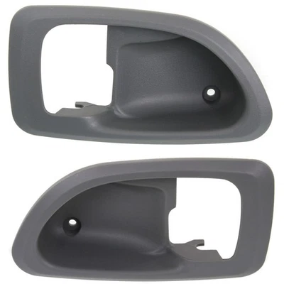 Door Handle Trim Set For 2000-2005 Chrysler Sebring Interior Gray 2-Pcs - Image 1 of 4