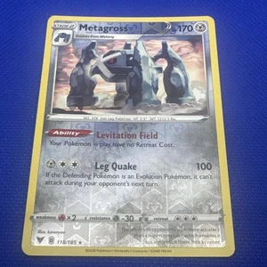 Metagross 118/185 Swsh04: Vivid Voltage Reverse Holo - Picture 1 of 1