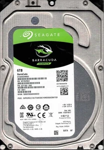 ST6000DM003 P/N: 2CY186-568 F/W: 0001 WU WF20 SEP 2017 Seagate 6TB - Picture 1 of 2