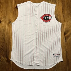 Cincinnati Reds Authentic Majestic Athletic 52 Baseball Jersey Sleeveless USA - Picture 1 of 10