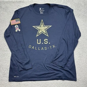 Camiseta Nike Dri-Fit 923861-419 Para Hombres XL Dallas Cowboys NFL OnField L/S Camisa STS - Imagen 1 de 16