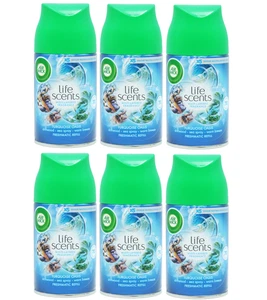 Ambientador Air Wick Pure Freshmatic Turquesa Oasis 250 ml paquete de 4/6 - Imagen 1 de 3