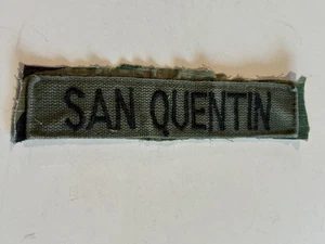 RARE🇺🇸VINTAGE”SAN QUENTIN” State Prison California Dept Of Corrections PATCH - Picture 1 of 3