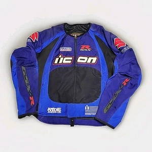 Icon Merc 3 mens mesh motorcycle jacket armored XL - Picture 1 of 24