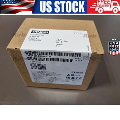 Nuevo módulo lógico Siemens 6ED1052-2HB00-0BA8 6ED1 052-2HB00-0BA8 LOGO 24RCEO (AC) Foto 1 de 3