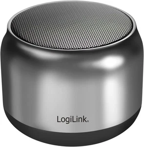 Bluetooth Lautsprecher mit Mikrofon TWS Freisprechfunktion Aluminium silber - Bild 1 von 12