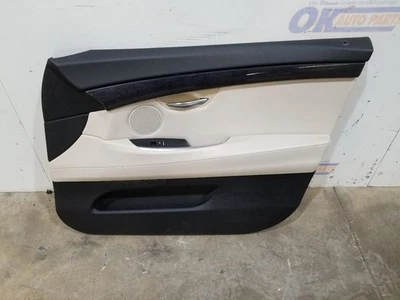 10 2010 BMW 550I GT DOOR TRIM PANEL FORNT RIGHT PASSENGER IVORY WHITE  Foto 1 de 4