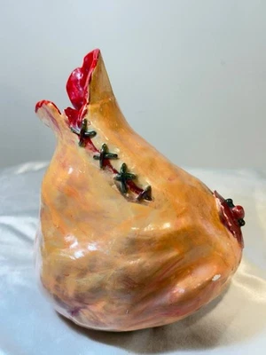 Jarra de cerámica vintage hecha a mano Foto 1 de 4