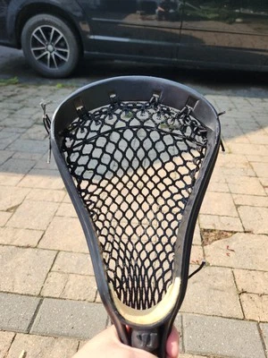 Rare Vintage Warrior Factory Black Barracuda Lacrosse Head - Image 1 of 4