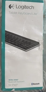 Logitech Tablet Keyboard Lite for iPad Bluetooth Keyboard New in box - Bild 1 von 3