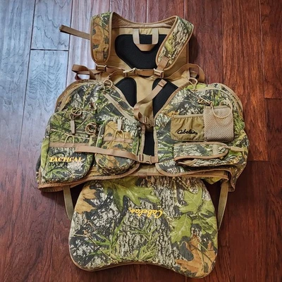 2XL/3XL Mossy Oak Cabela's Tactical Tat'r 2 Turkey Hunting Vest Coach Potato Pad - Image 1 of 4