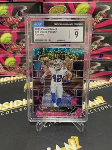 2023 Panini Select #28 Deuce Vaughn Cosmic COWBOYS CGC 9 - Picture 1 of 2