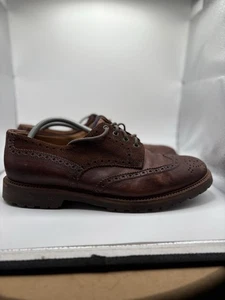 Scarpe eleganti Brunello Cucinelli derby a coda di rondine 45 taglia 12 US pelle marrone tinta unita - Foto 1 di 10