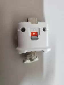 Adaptador Motion Plus OEM Nintendo Wii accesorio remoto blanco RVL-026 probado - Imagen 1 de 2
