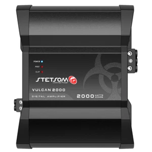 Amplificador de coche digital mono rango completo Stetsom Vulcan 2000 2 ohmios clase D 2000 RMS - Imagen 1 de 3